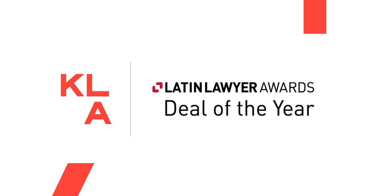 KLA conquista prêmio “Deal of the Year” promovido pelo Latin Lawyer