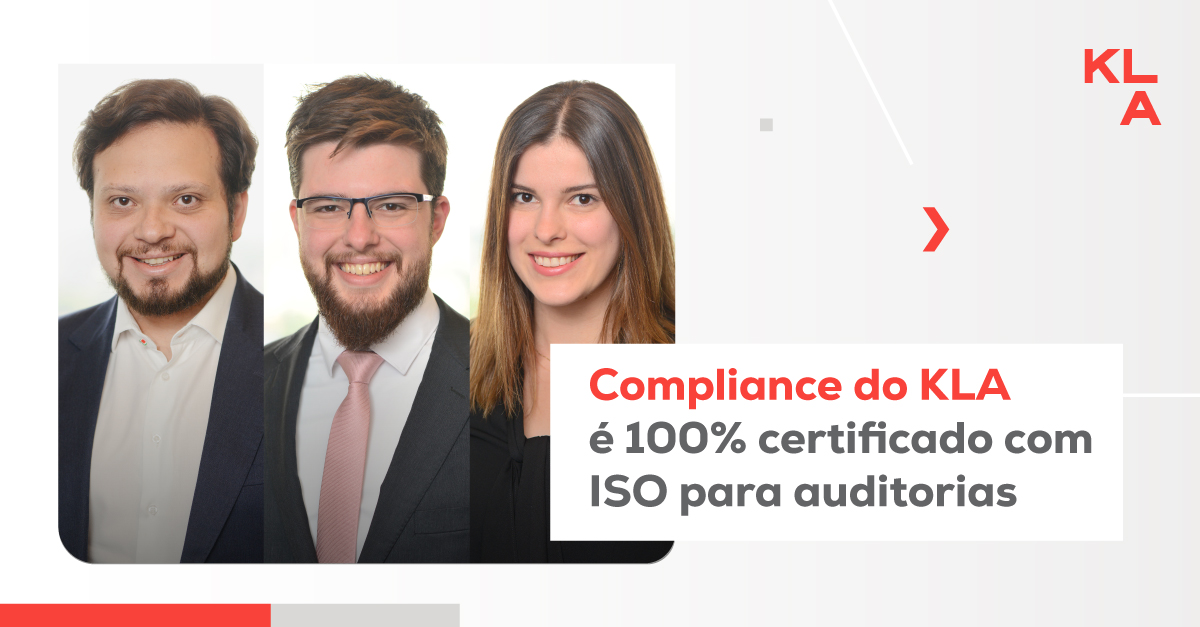 Compliance do KLA tem 100% de auditores líderes para ISO 37001 e 37301