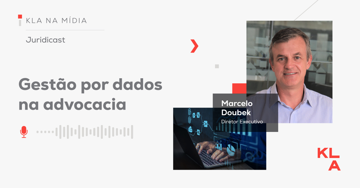 Marcelo Doubek aborda gestão na advocacia por meio de dados em entrevista ao Juridcast