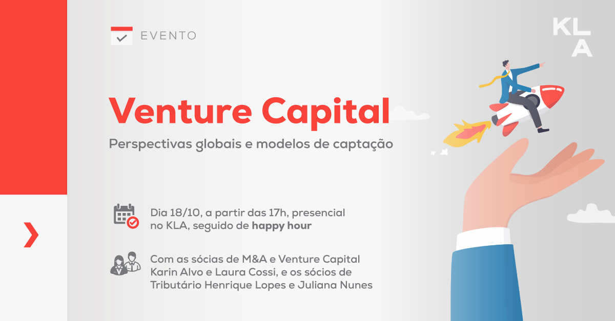 Venture capital e modelos de captação serão tema de evento em 18 de outubro